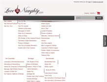Tablet Screenshot of lovethenaughty.com